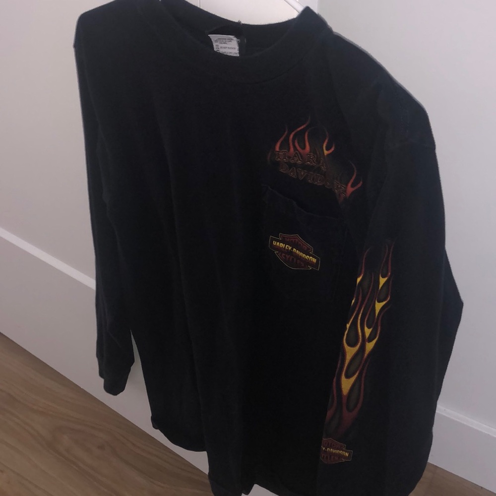 Harley Davidson motor cycles long sleeve tee